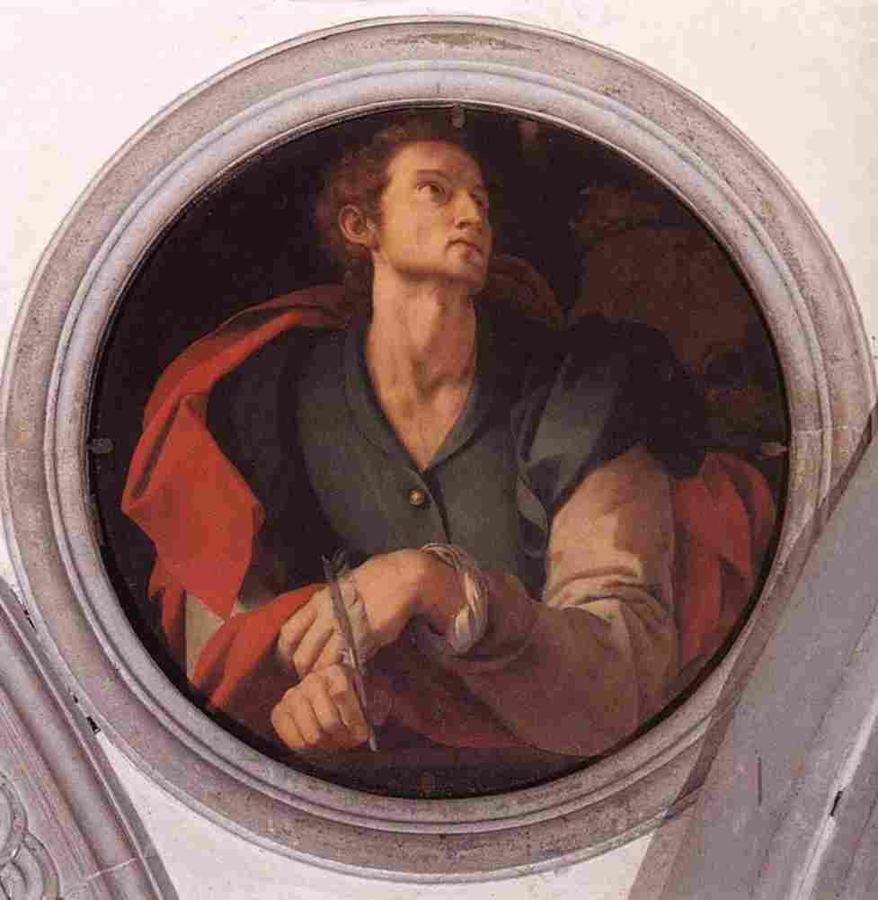 pontormo jacopo da saint luke Art A4 Photo Print