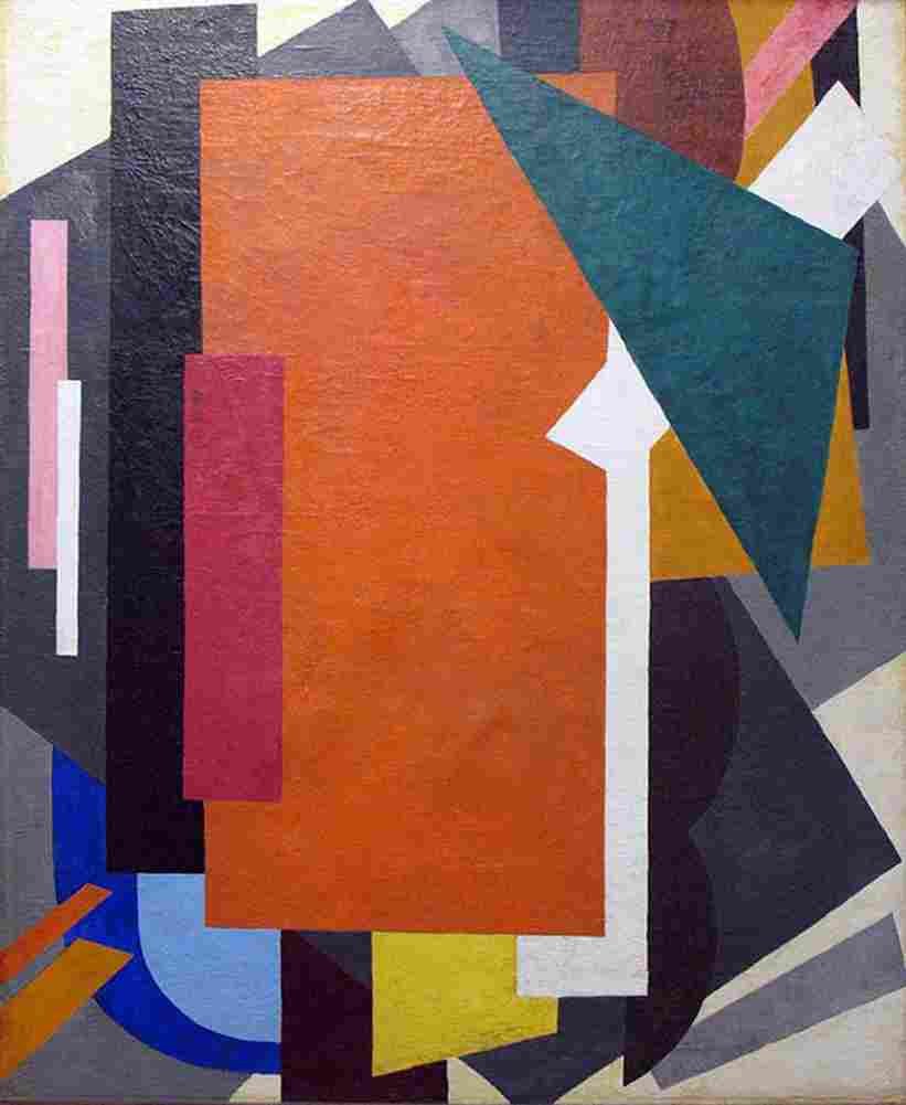 pop Painterly Construction Art A4 Photo Print
