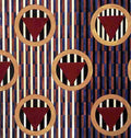 pop red Triangle Art A4 Photo Print