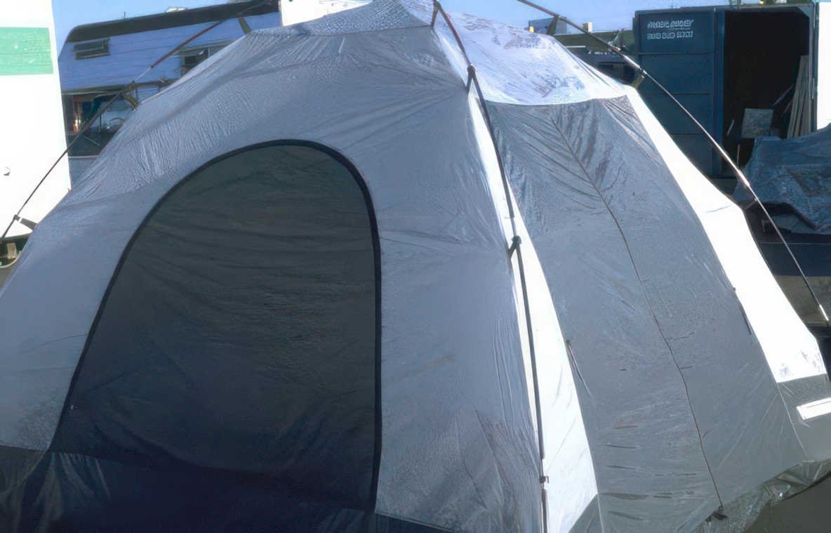 pop tent storage Vintage A4 Photo Print