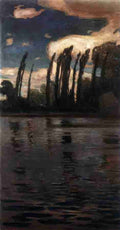 poplars Art A4 Photo Print
