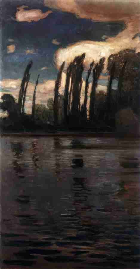 poplars Art A4 Photo Print