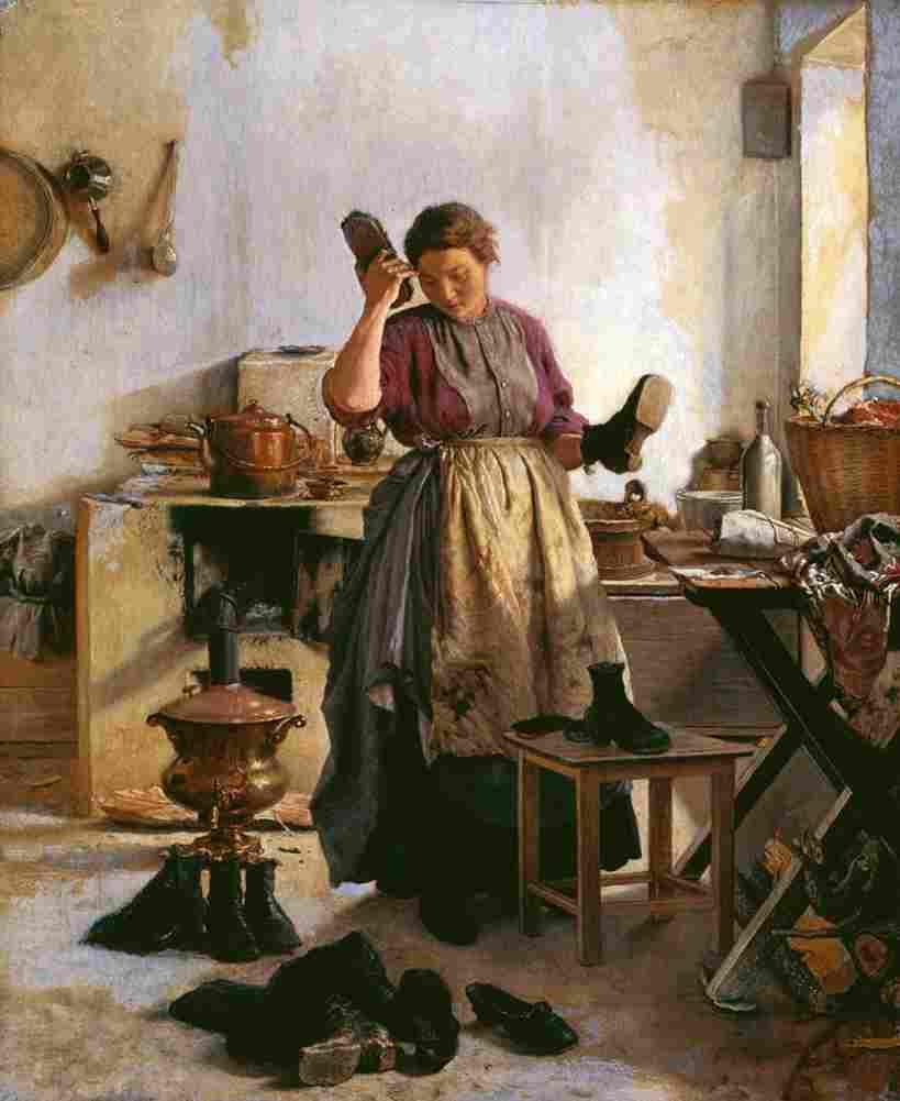 popov andrei morning in the kitchen Art A4 Photo Print
