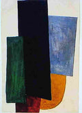 popova painterly architectonic c1916 Art A4 Photo Print