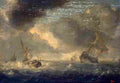 porcellis sea with ships Art A4 Photo Print