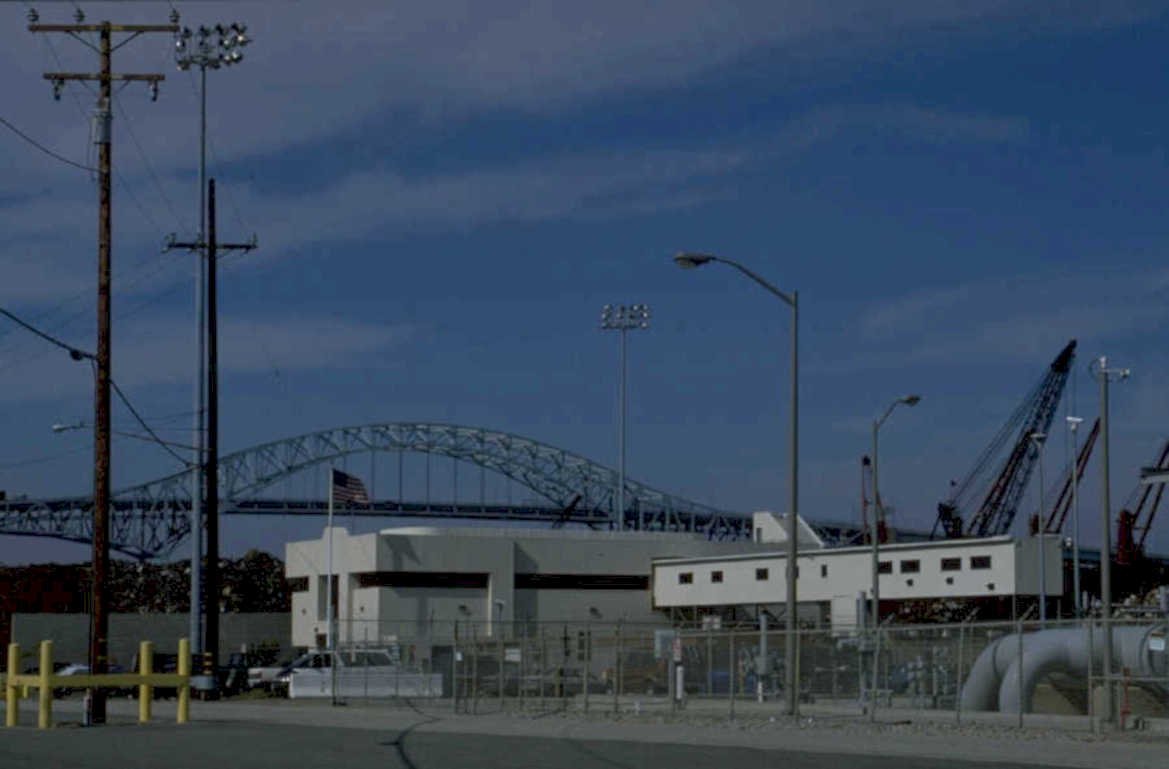 port b concrete 1980s 1990s A4 Photo Print