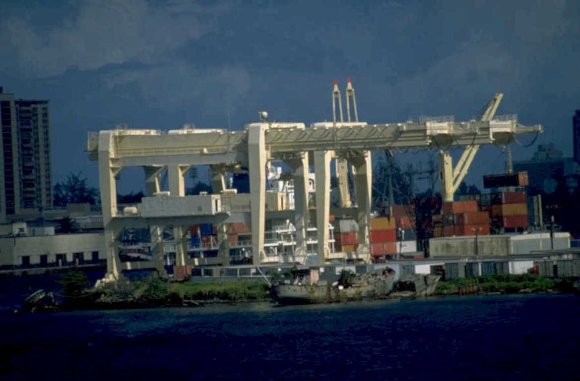 port crane seattle 1980s 1990s A4 Photo Print