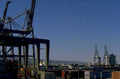 port cranes containers 1980s 1990s A4 Photo Print