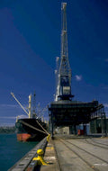 port cranes oceania 1980s 1990s A4 Photo Print