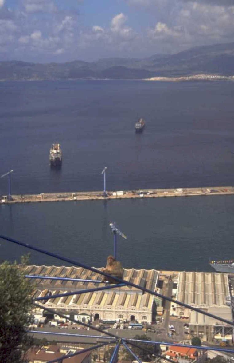 port rigs warehouse 1980s 1990s A4 Photo Print