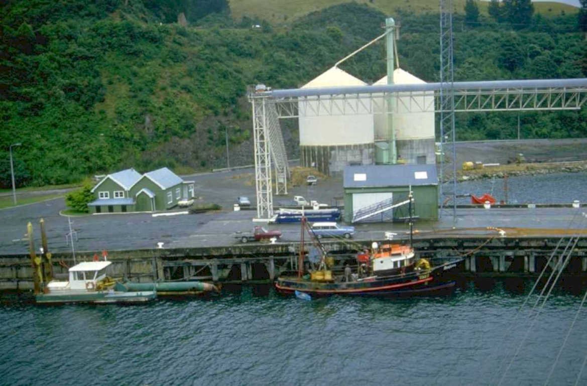 port silos dock 1980s 1990s A4 Photo Print