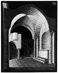 porta maria dell ospidale mc escher 1932 A4 Photo Print