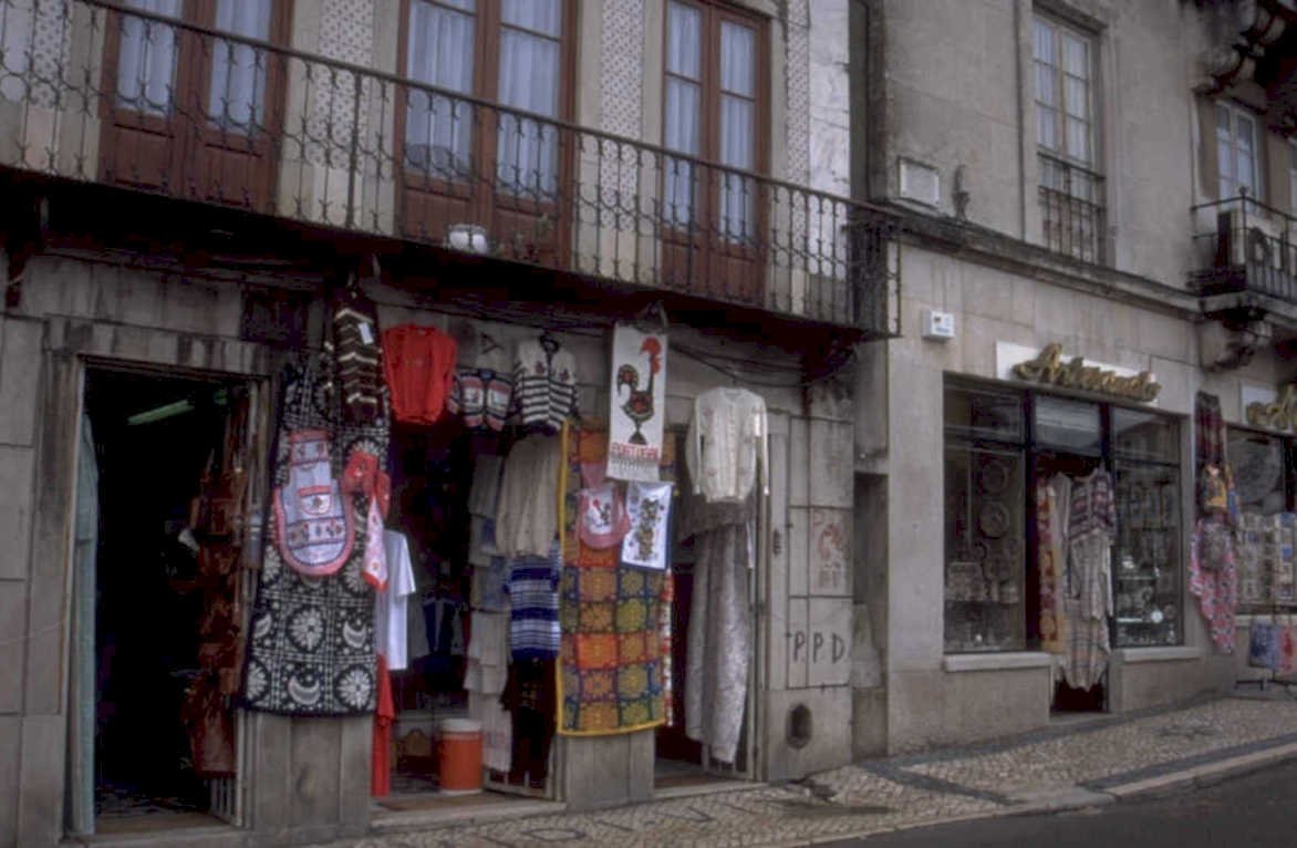 porto textiles shop 1980s 1990s A4 Photo Print