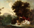 portuense leda and the swan Art A4 Photo Print