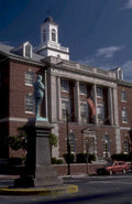post office building 1980s 1990s A4 Photo Print