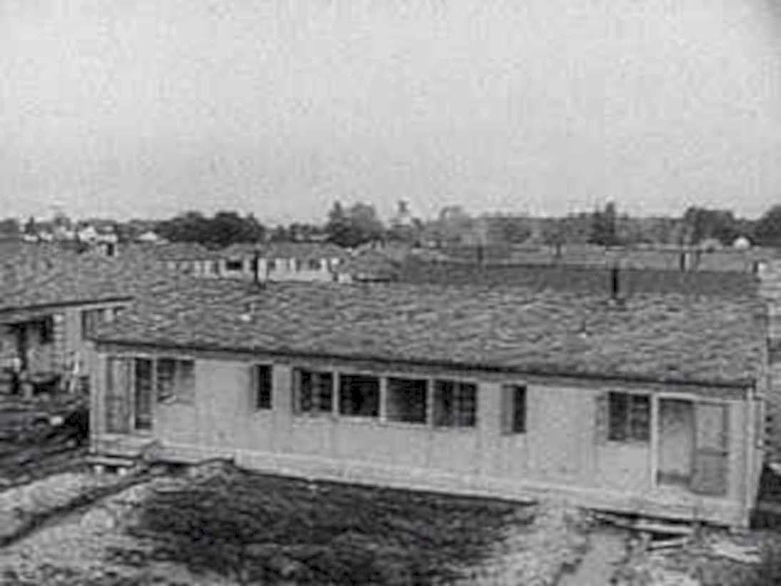 post war housing 21980s 1990s A4 Photo Print