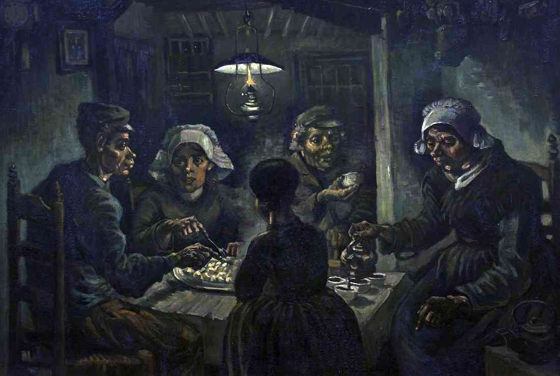 potato eaters THIS ONE A4 Photo Print