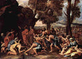 pou Moses Strikes Water from the Rock Art A4 Photo Print