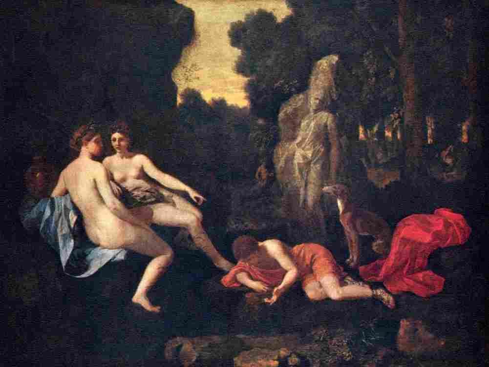 pou Narcissus and Echo Art A4 Photo Print