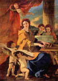 pou Saint Cecilia Art A4 Photo Print