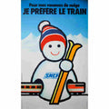 pour mes vacances de neige 1975 2 Advert A4 Photo Print
