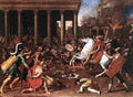 poussin Destruction of the Temple at Jerusalem Art A4 Photo Print