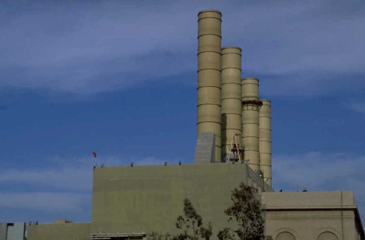 power plant facility 1980s 1990s A4 Photo Print