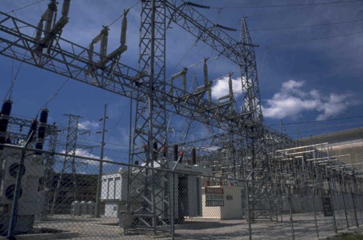 power substation florida 1980s 1990s A4 Photo Print