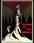 power to the people black panther poster 1970 Advert A4 Photo Print