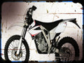 pr4 125 enduro A4 Photo Print Motorbike Vintage Aged