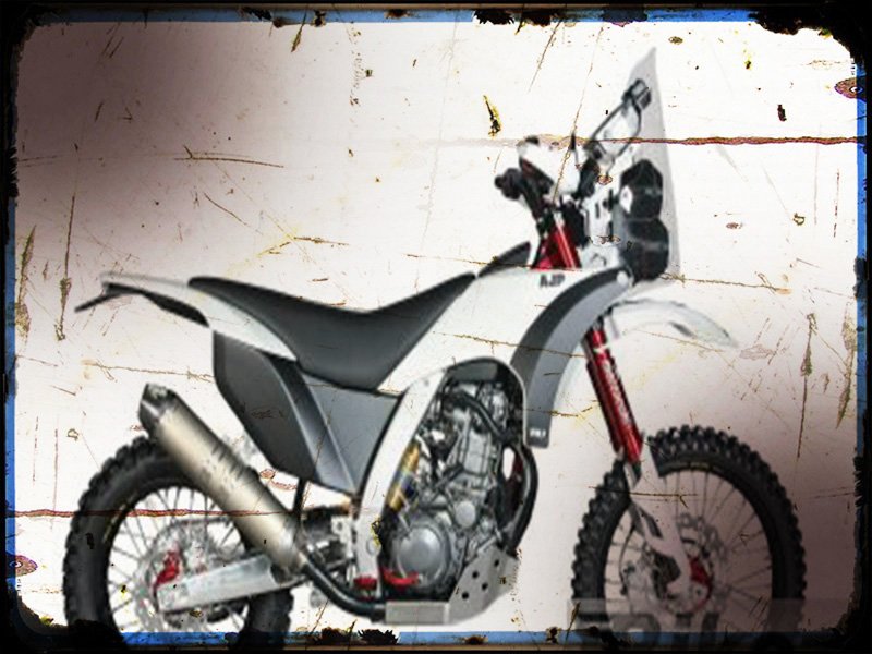 pr7 A4 Photo Print Motorbike Vintage Aged