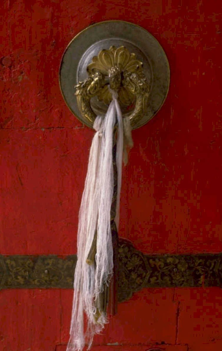 prayer flag detail 1980s 1990s A4 Photo Print