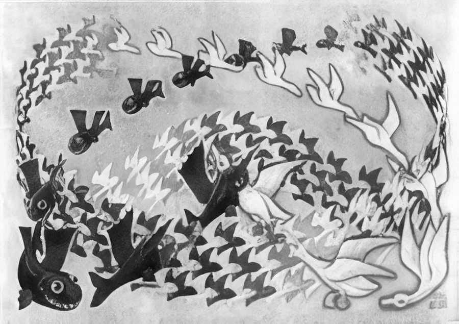 predestination mc escher 1951 A4 Photo Print