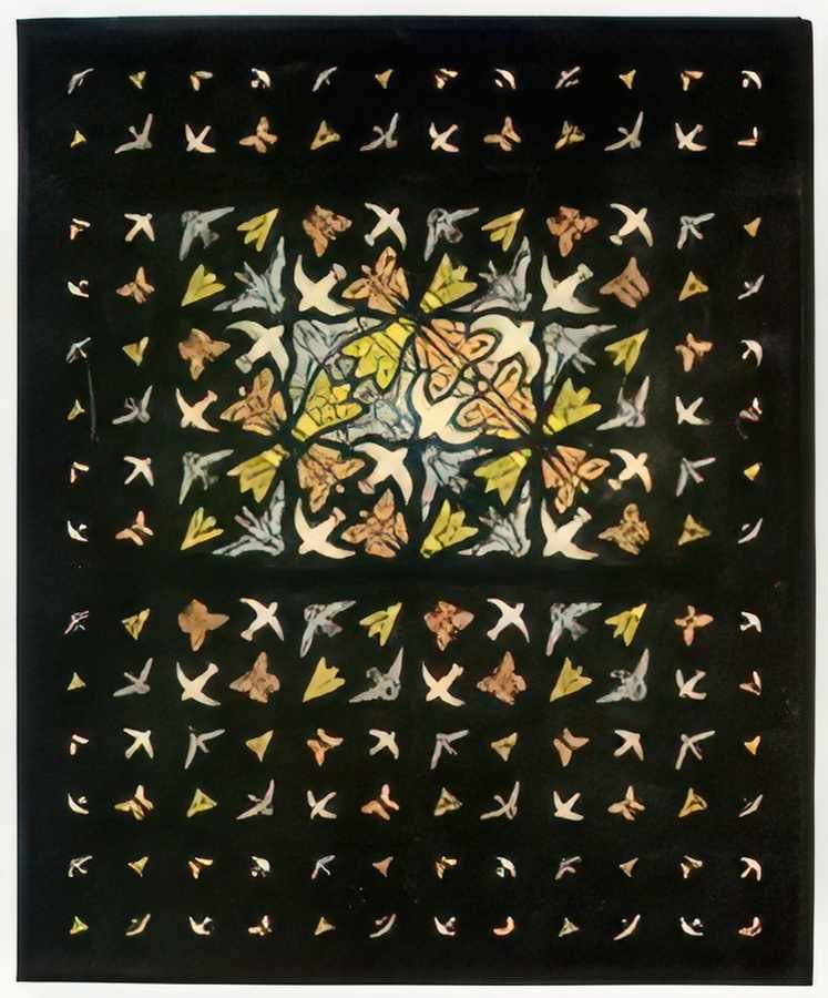 prelim drawing ceiling decoration for philips mc escher 1951 A4 Photo Print