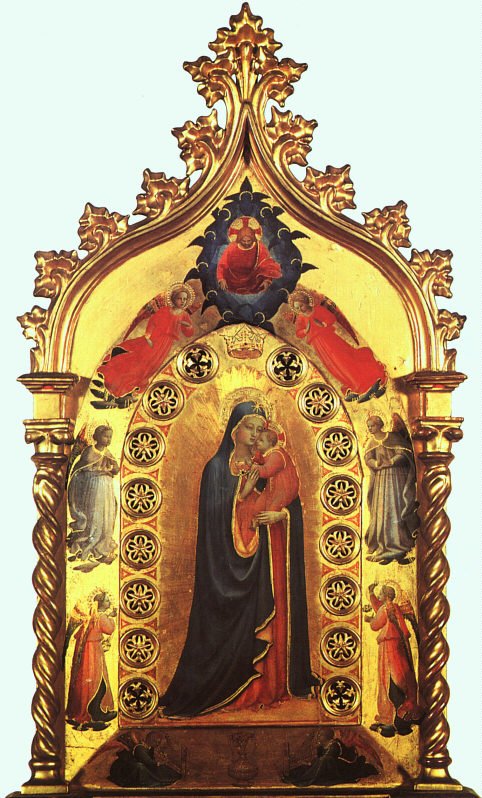 print Angelico Fra Studio of Italian 1400sfolange2 A4 Photo Print