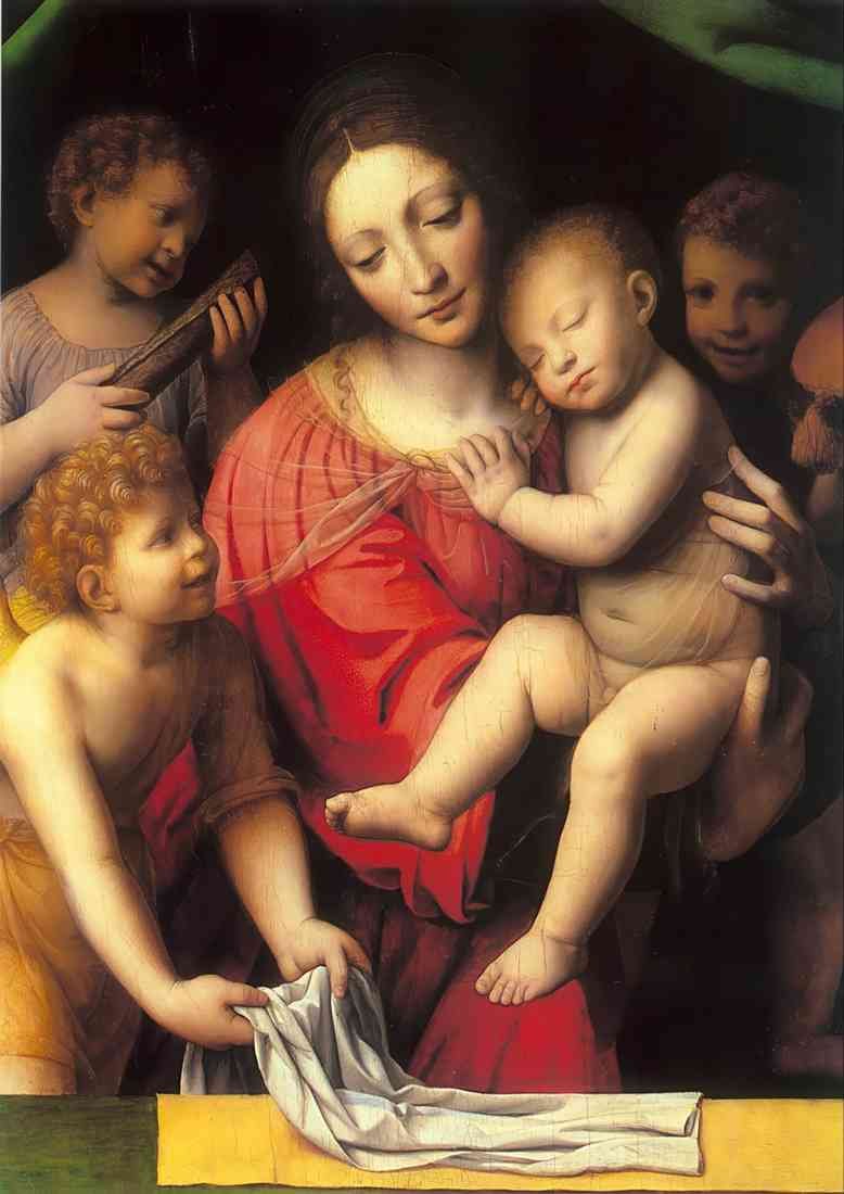 print Luini Bernardino Italian approx 1485 1532luini4 CROP A4 Photo Print