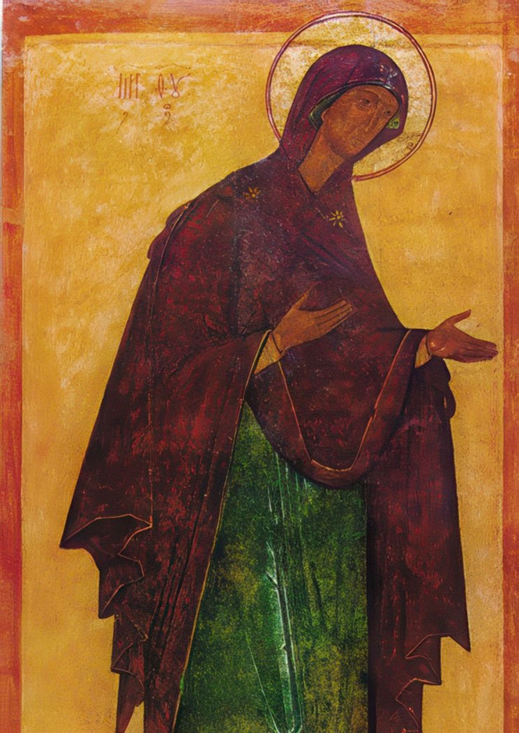 print russian icon virdeis CROP A4 Photo Print
