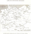 prisoner camps map Vintage world war A4 Photo Print