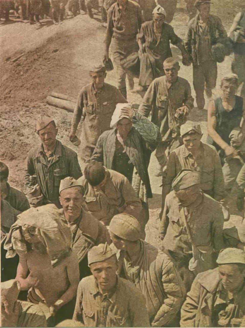 prisoner transport ohrid Vintage world war A4 Photo Print