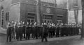 prisoners buchenwald 1945 Vintage world war A4 Photo Print