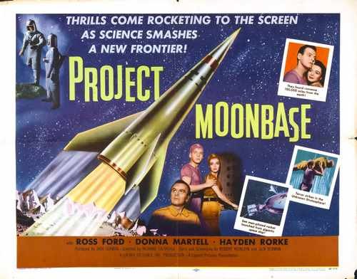 project moon base  02 film star poster A4 Photo Print