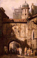 prout a view in nuremberg Art A4 Photo Print
