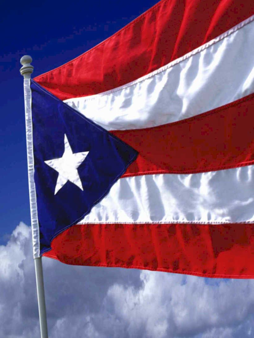 puerto rico flag Flags1980s A4 Photo Print