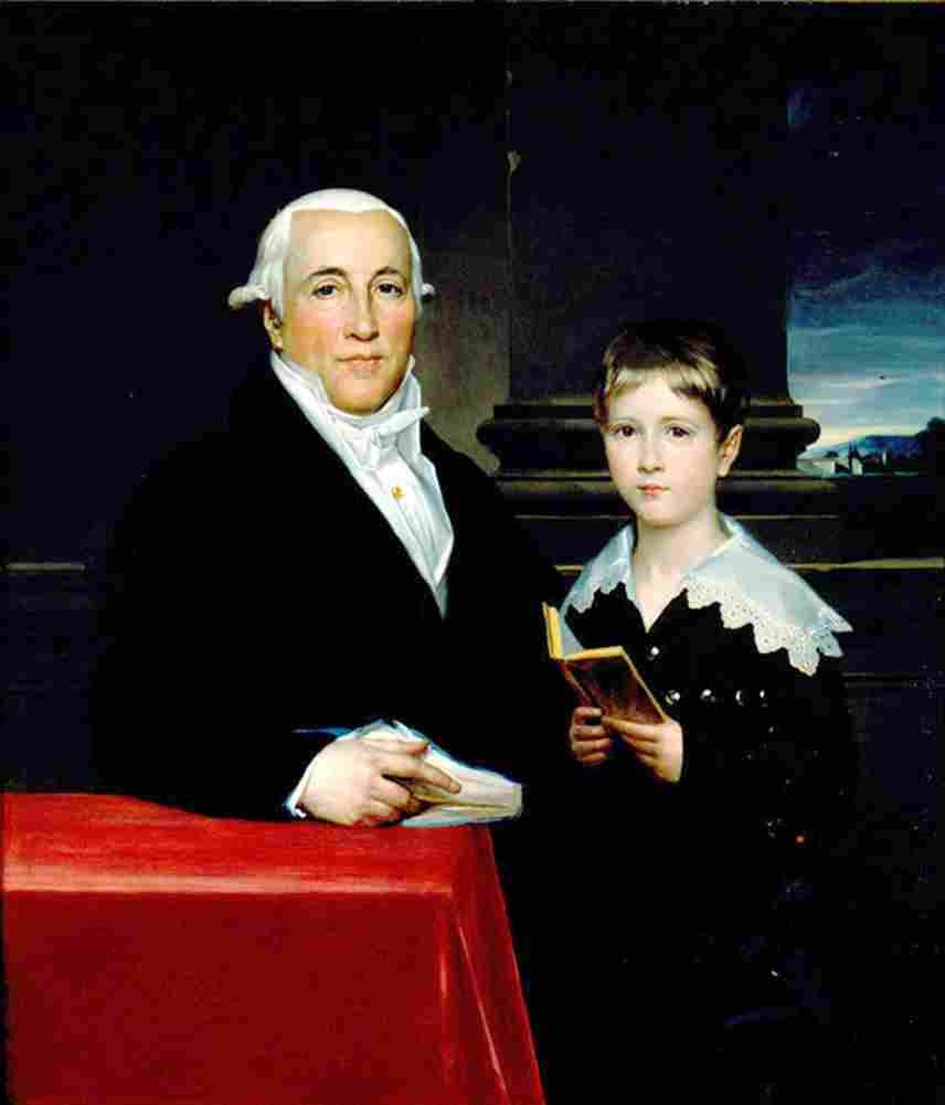 pujol nicholas legrand and his grandson Art A4 Photo Print