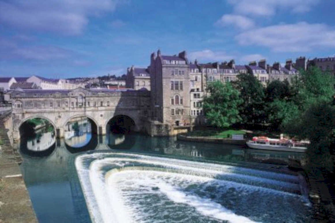 pulteney bridge bath UK GB British A4 Photo Print