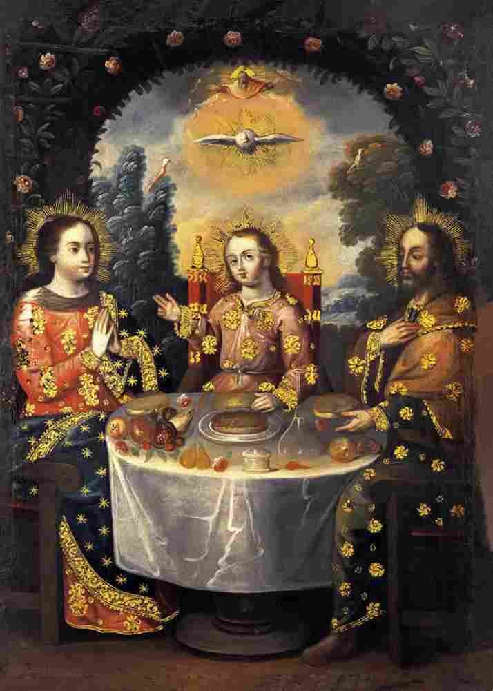 pumacallo mary jesus and joseph Art A4 Photo Print