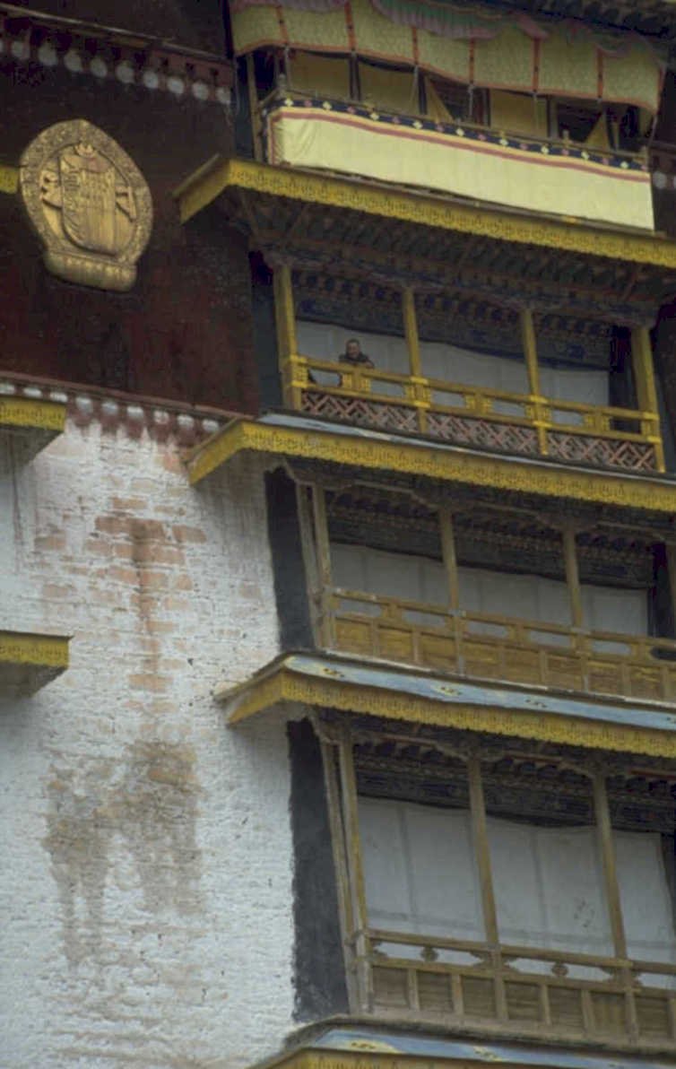 punakha dzong balcony 1980s 1990s A4 Photo Print