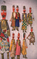 puppets indian style 1980s 1990s A4 Photo Print