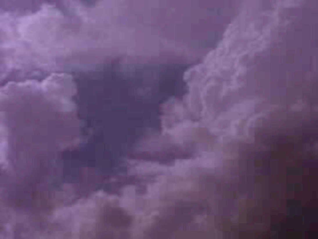 purple clouds sky1980s 1990s A4 Photo Print