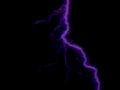 purple lightning storm1980s 1990s A4 Photo Print